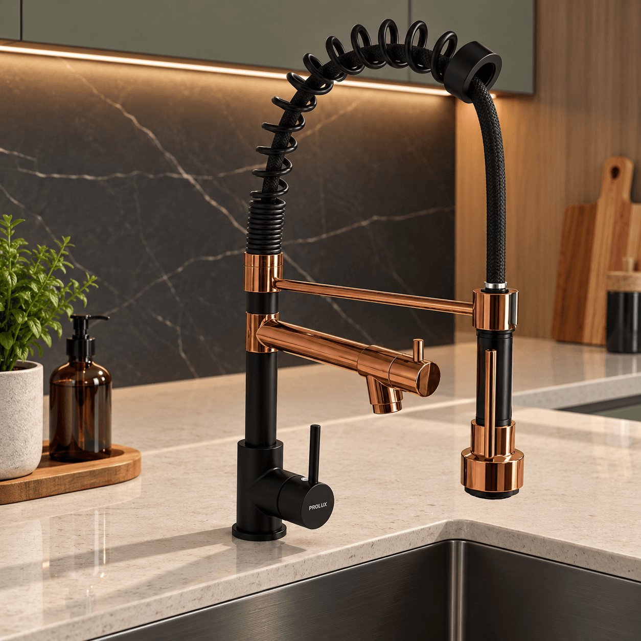 GRIFO DOBLE MONOCOMANDO